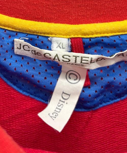 jc de castelbajac（ジャン・シャルル・ドゥ・カステルバジャック）jc de castelbajac (ジャン・シャルル・ドゥ・カステルバジャック) DISNEY (ディズニー) スウェット レッド サイズ:XLの古着・服飾アイテム
