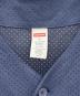 SUPREME (シュプリーム) ULTRASUEDE MESH BASEBALL JERSEY ネイビー×ホワイト サイズ:XL：23000円