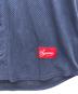 中古・古着 SUPREME (シュプリーム) ULTRASUEDE MESH BASEBALL JERSEY ネイビー×ホワイト サイズ:XL：23000円
