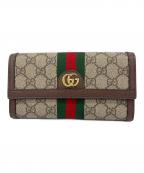GUCCIグッチ）の古着「長財布」｜ブラウン
