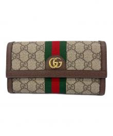 GUCCI（グッチ）の古着「長財布」｜ブラウン