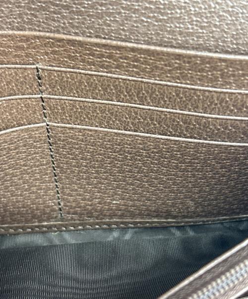 GUCCI（グッチ）GUCCI (グッチ) 長財布 ブラウンの古着・服飾アイテム
