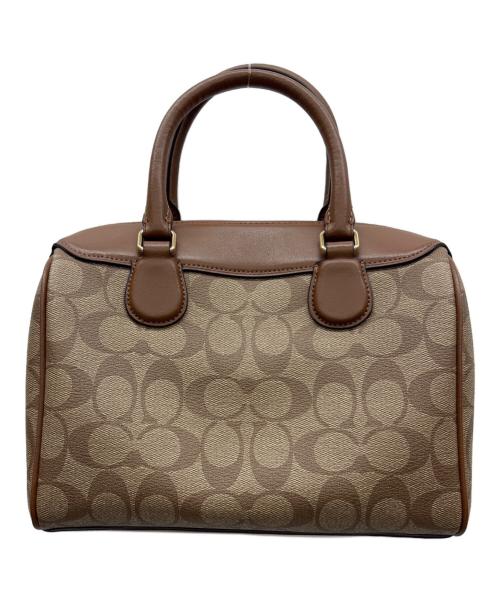 COACH（コーチ）COACH (コーチ) ミニボストンバッグ ブラウンの古着・服飾アイテム