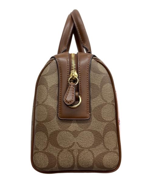 COACH（コーチ）COACH (コーチ) ミニボストンバッグ ブラウンの古着・服飾アイテム