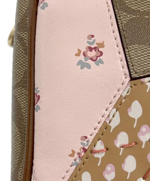 COACH（コーチ）COACH (コーチ) ミニボストンバッグ ブラウンの古着・服飾アイテム