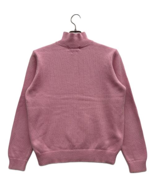 POLO RALPH LAUREN（ポロ・ラルフローレン）POLO RALPH LAUREN (ポロ・ラルフローレン) ハーフジップニット ピンク サイズ:Mの古着・服飾アイテム