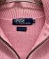 POLO RALPH LAUREN (ポロ・ラルフローレン) ハーフジップニット ピンク サイズ:M：5000円