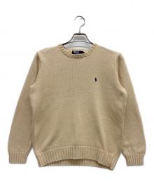 POLO RALPH LAUREN（ポロ・ラルフローレン）の古着「厚手ニット」｜ベージュ