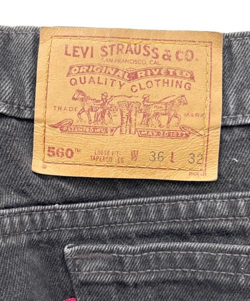 LEVI'S（リーバイス）LEVI'S (リーバイス) 560デニムパンツ ブラック サイズ:91cm (W36)の古着・服飾アイテム