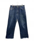 stussy×ROUGH AND RUGGEDステューシー×ラフアンドラゲッド）の古着「デニムパンツ」｜ブルー