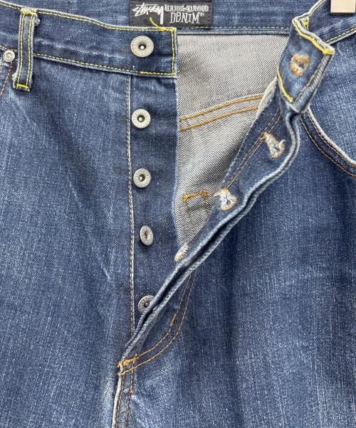 stussy（ステューシー）stussy (ステューシー) ROUGH AND RUGGED (ラフアンドラゲッド) デニムパンツ ブルー サイズ:表記無しの古着・服飾アイテム