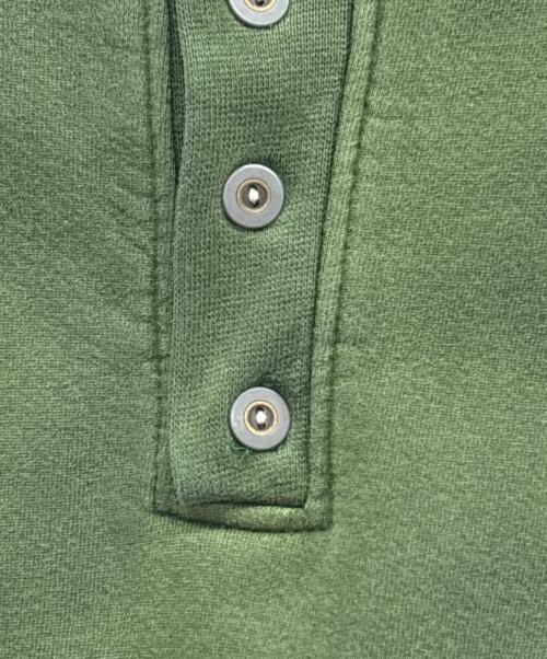 L.L.Bean（エルエルビーン）L.L.Bean (エルエルビーン) RUSSELL ATHLETIC (ラッセルアスレチック) ヘンリーネックスウェット グリーン サイズ:XLの古着・服飾アイテム