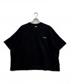 SEESEE×URBSシーシー×ユーアールビーエス）の古着「SUPER BIG DOUBLE DOT TEE」｜ブラック