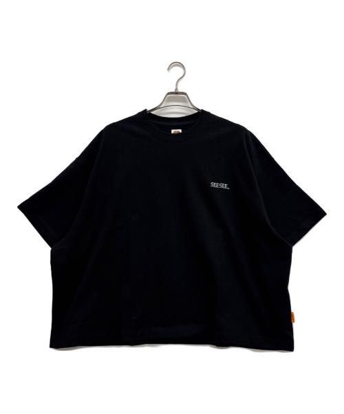 SEESEE（シーシー）SEESEE (シーシー) URBS (ユーアールビーエス) SUPER BIG DOUBLE DOT TEE ブラック サイズ:Lの古着・服飾アイテム