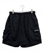 WILD THINGSワイルドシングス）の古着「別注WT LOGO CARGO SHORTS」｜ブラック