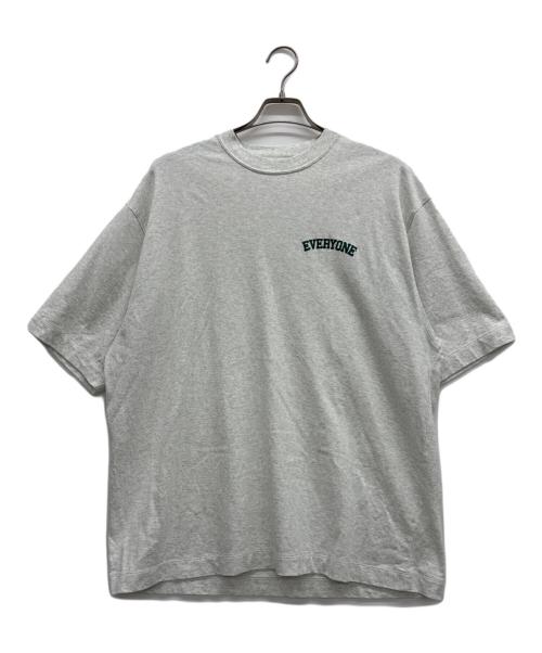 everyone（エブリワン）everyone (エブリワン) ロゴプリントTシャツ グレー サイズ:XLの古着・服飾アイテム