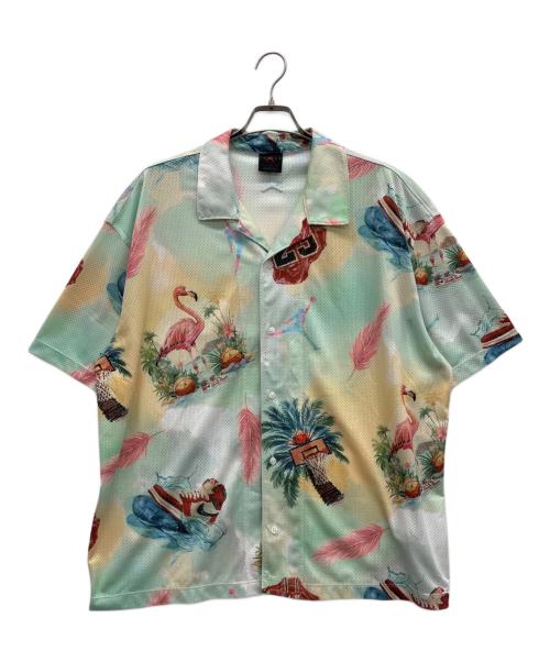 NIKE（ナイキ）NIKE (ナイキ) ESS SMR PK AOP CAMP S/S JORDAN マルチカラー サイズ:XLの古着・服飾アイテム