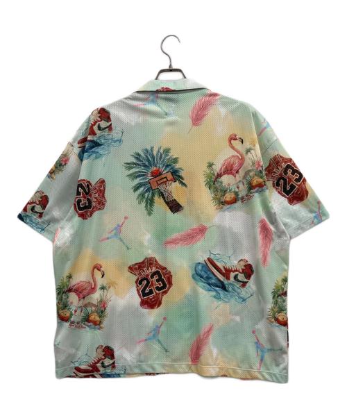 NIKE（ナイキ）NIKE (ナイキ) ESS SMR PK AOP CAMP S/S JORDAN マルチカラー サイズ:XLの古着・服飾アイテム