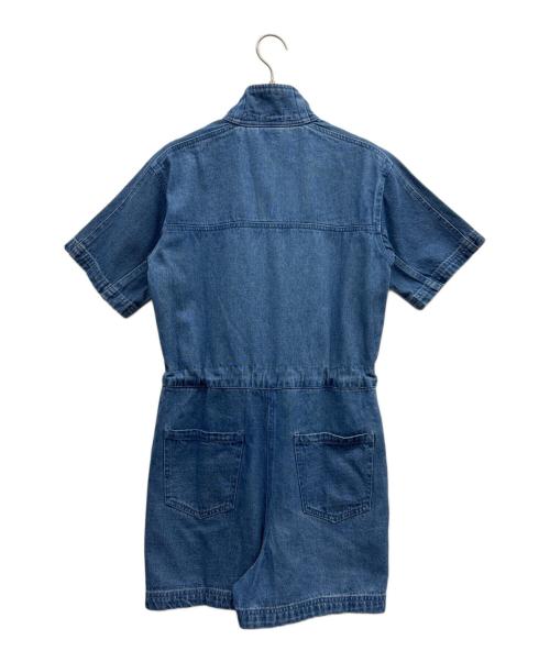 adidas（アディダス）adidas (アディダス) デニムジャンプスーツ ブルー サイズ:Sの古着・服飾アイテム