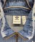 adidas (アディダス) デニムジャンプスーツ ブルー サイズ:S：5000円