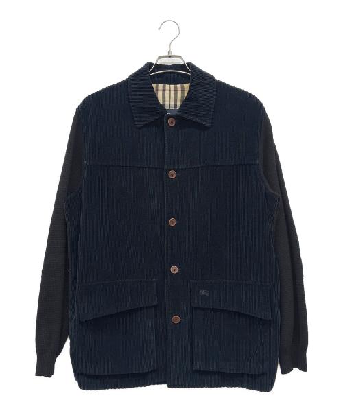 BURBERRY LONDON（バーバリーロンドン）BURBERRY LONDON (バーバリーロンドン) コーデュロイジャケット ネイビー サイズ:表記無しの古着・服飾アイテム