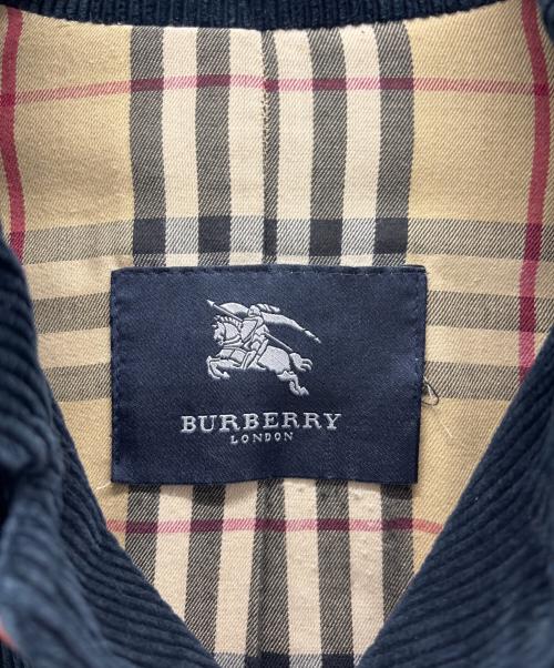 BURBERRY LONDON（バーバリーロンドン）BURBERRY LONDON (バーバリーロンドン) コーデュロイジャケット ネイビー サイズ:表記無しの古着・服飾アイテム