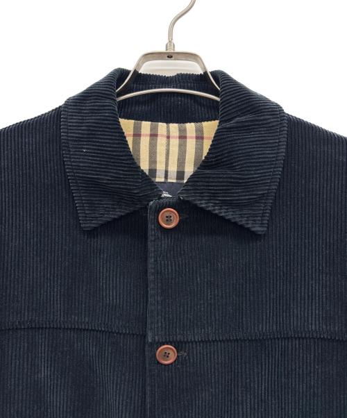 BURBERRY LONDON（バーバリーロンドン）BURBERRY LONDON (バーバリーロンドン) コーデュロイジャケット ネイビー サイズ:表記無しの古着・服飾アイテム