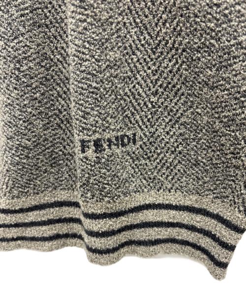 FENDI（フェンディ）FENDI (フェンディ) 厚手ニット グレー サイズ:50の古着・服飾アイテム