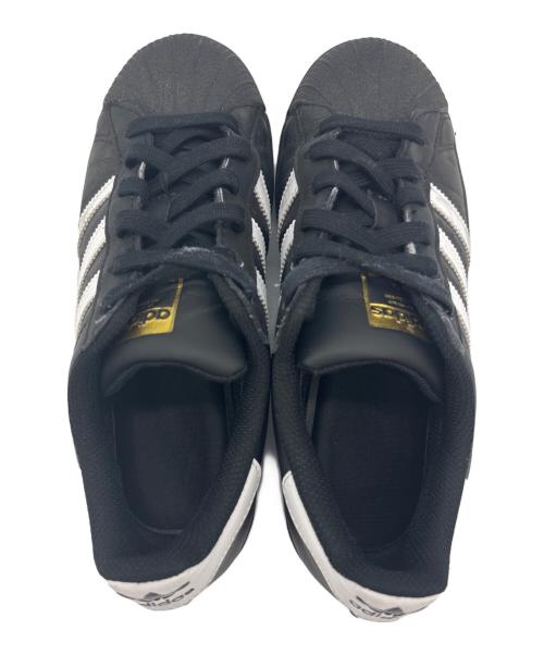 adidas（アディダス）adidas (アディダス) SUPER STAR ブラック×ホワイト サイズ:23の古着・服飾アイテム