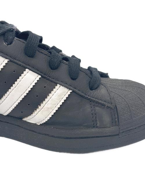 adidas（アディダス）adidas (アディダス) SUPER STAR ブラック×ホワイト サイズ:23の古着・服飾アイテム