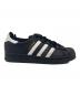 中古・古着 adidas (アディダス) SUPER STAR ブラック×ホワイト サイズ:23：5000円