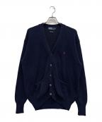POLO RALPH LAURENポロ・ラルフローレン）の古着「ニットカーディガン」｜ネイビー