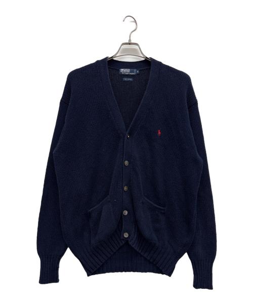 POLO RALPH LAUREN（ポロ・ラルフローレン）POLO RALPH LAUREN (ポロ・ラルフローレン) ニットカーディガン ネイビー サイズ:Mの古着・服飾アイテム