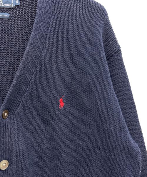 POLO RALPH LAUREN（ポロ・ラルフローレン）POLO RALPH LAUREN (ポロ・ラルフローレン) ニットカーディガン ネイビー サイズ:Mの古着・服飾アイテム