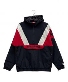 NEW BALANCE（ニューバランス）の古着「アノラックパーカー」｜ブラック×レッド