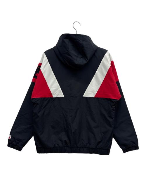 NEW BALANCE（ニューバランス）NEW BALANCE (ニューバランス) アノラックパーカー ブラック×レッド サイズ:L JAPAN 未使用品の古着・服飾アイテム