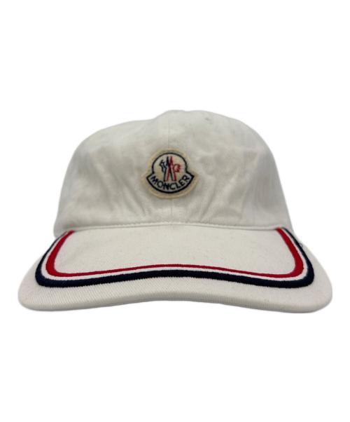 MONCLER（モンクレール）MONCLER (モンクレール) キャップ ホワイトの古着・服飾アイテム