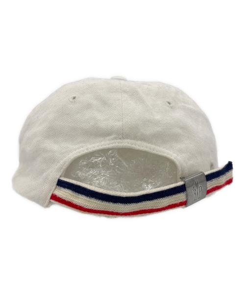 MONCLER（モンクレール）MONCLER (モンクレール) キャップ ホワイトの古着・服飾アイテム