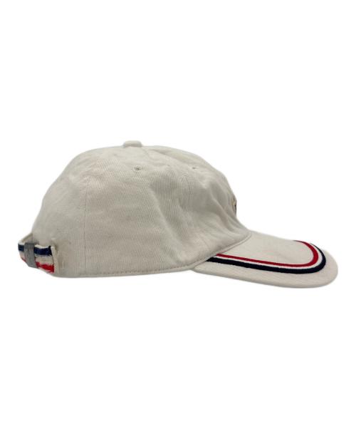 MONCLER（モンクレール）MONCLER (モンクレール) キャップ ホワイトの古着・服飾アイテム