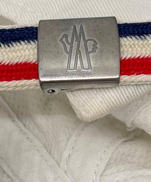 MONCLER（モンクレール）MONCLER (モンクレール) キャップ ホワイトの古着・服飾アイテム