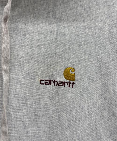 CarHartt（カーハート）CarHartt (カーハート) HOODED AMERICAN SCRIPT SWEAT ホワイト サイズ:XXLの古着・服飾アイテム