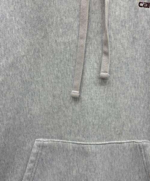 CarHartt（カーハート）CarHartt (カーハート) HOODED AMERICAN SCRIPT SWEAT ホワイト サイズ:XXLの古着・服飾アイテム