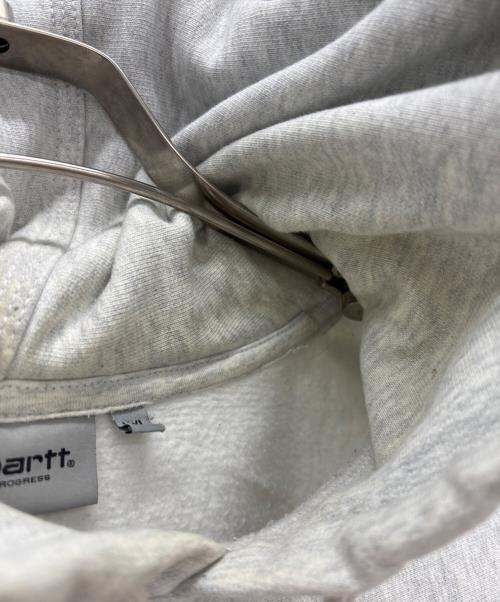 CarHartt（カーハート）CarHartt (カーハート) HOODED AMERICAN SCRIPT SWEAT ホワイト サイズ:XXLの古着・服飾アイテム