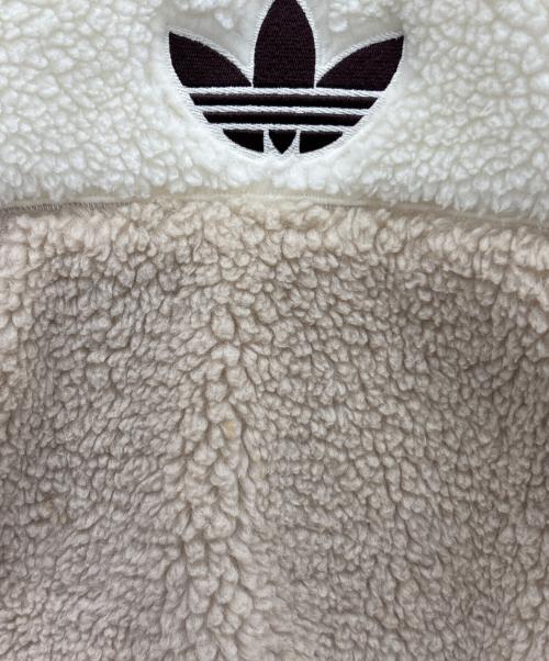 adidas（アディダス）adidas (アディダス) フリースジャケット ベージュ サイズ:中国　Mの古着・服飾アイテム