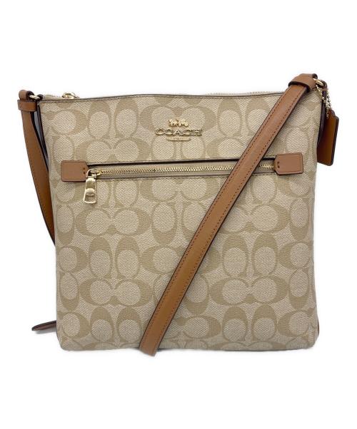 COACH（コーチ）COACH (コーチ) ショルダーバッグ ベージュの古着・服飾アイテム