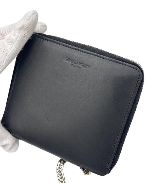 Saint Laurent Paris（サンローランパリ）Saint Laurent Paris (サンローランパリ) チェーンウォレット ブラックの古着・服飾アイテム