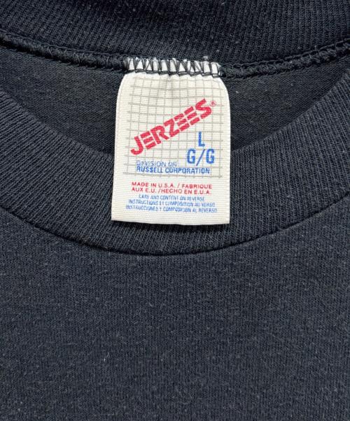 JERZEES（ジャージーズ）JERZEES (ジャージーズ) バンドTシャツ ブラック×ホワイト サイズ:Lの古着・服飾アイテム