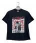 JERZEES（ジャージーズ）の古着「バンドTシャツ」｜ブラック×ホワイト