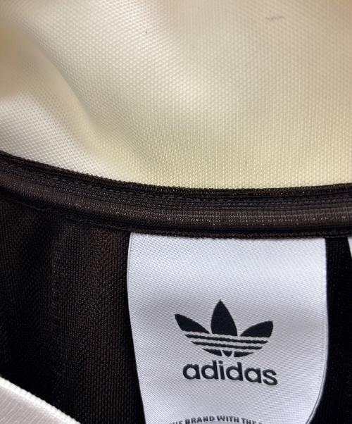 adidas（アディダス）adidas (アディダス) U FOOTBALL JERSEY TEE ブラウン×ホワイト サイズ:ASIA Dの古着・服飾アイテム