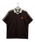 adidas（アディダス）の古着「U FOOTBALL JERSEY TEE」｜ブラウン×ホワイト
